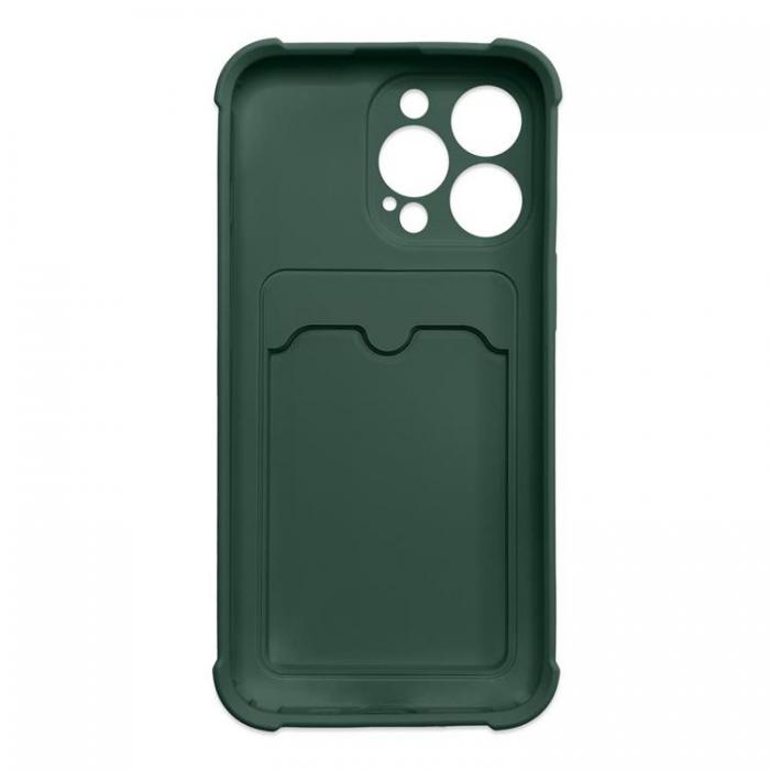 OEM - Armor iPhone 13 Mini Skal med Korthllare - Grn
