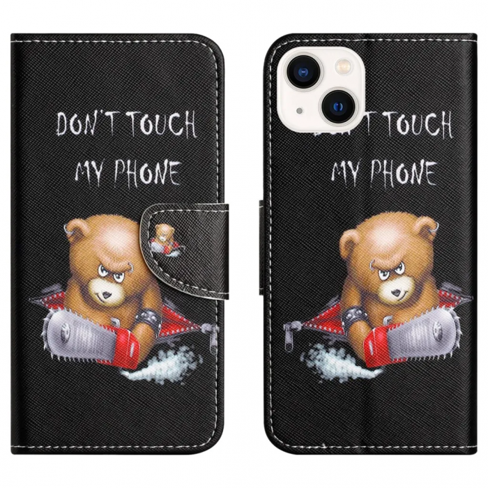 Taltech - iPhone 15 Plus Plnboksfodral - Bear
