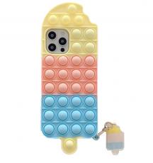 Fidget Toys - Ice Cream Pop it Fidget Skal till iPhone 11 - Rosa