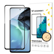 Wozinsky - Wozinsky Motorola Moto G72 Härdat Glas Skärmskydd Full Screen 9H - Svart