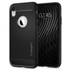 Spigen - SPIGEN Rugged Armor iPhone Xr Mattsvart