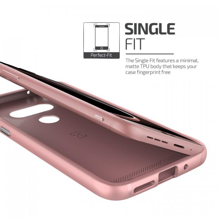 UTGATT5 - Verus Single Fit Skal till LG G5 - Snow Pink