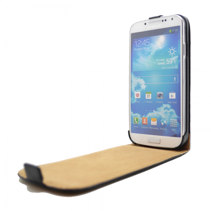 UTGATT5 - Flipfodral till Samsung Galaxy S4 i9500 (Svart)