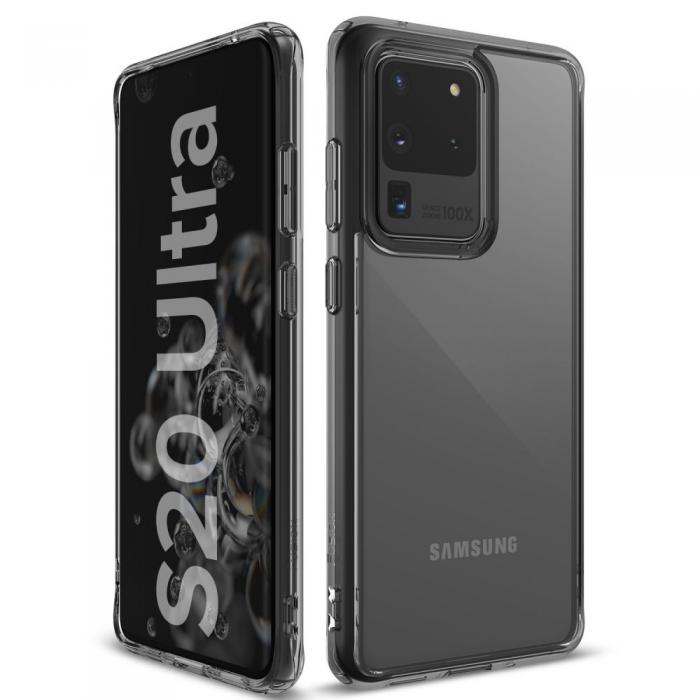 Ringke - Ringke Fusion Shock Absorption Skal till Samsung Galaxy S20 Ultra - Svart
