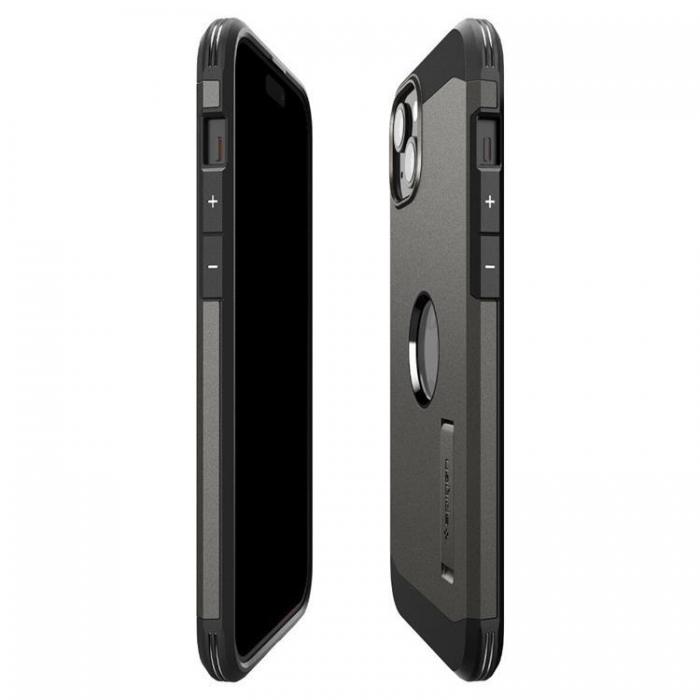 Spigen - Spigen iPhone 15 Plus Mobilskal Magsafe Tough Armor - Brun