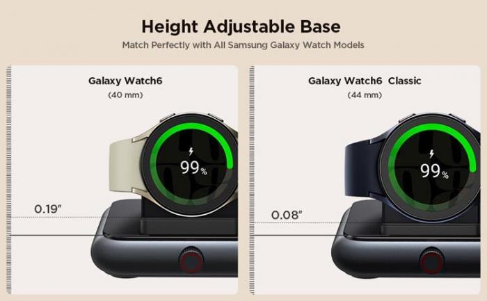 Joyroom - Joyroom Trdls Laddare Fr Samsung Galaxy Watch - Svart