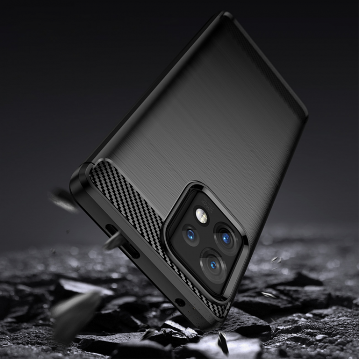 A-One Brand - Motorola Edge Plus (2023)/Moto X40/X40 Pro Mobilskal Carbon