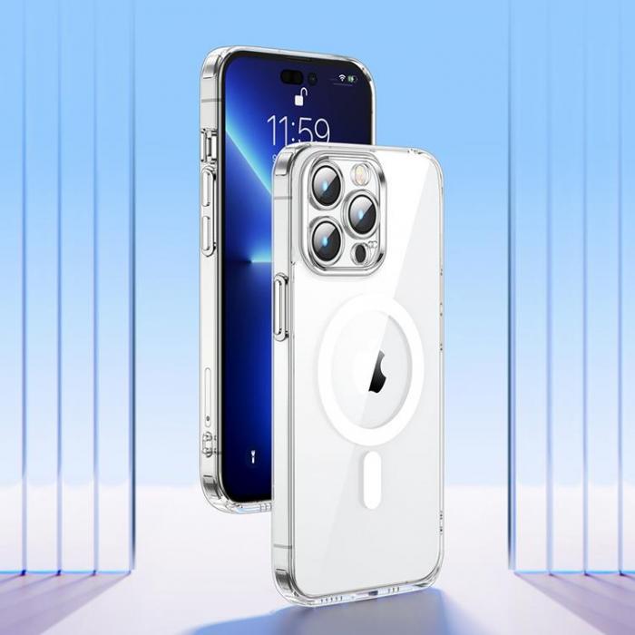 Joyroom - Joyroom iPhone 14 Plus Skal 14D MagSafe Magnetic - Transparent