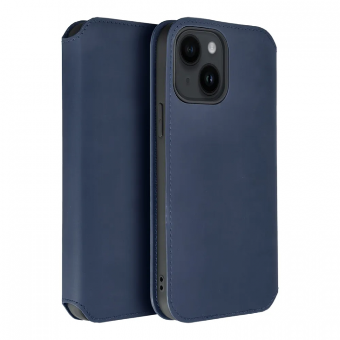 A-One Brand - iPhone 15 Plus Plnboksfodral Dual Pocket - Bl