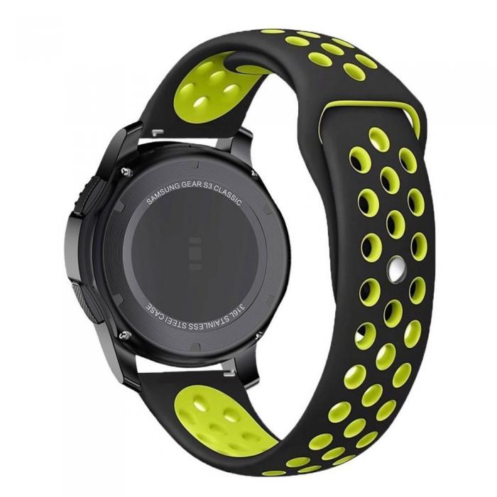 UTGATT5 - Tech-Protect Softband Samsung Galaxy Watch 46Mm Svart / Lime