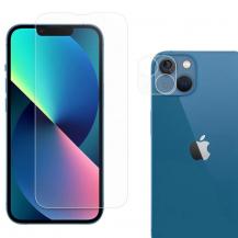 A-One Brand - [2-PACK] Skärmskydd iPhone 14 Plus Kameralinsskydd Härdat glas Clear