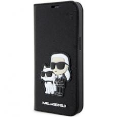 KARL LAGERFELD - Karl Lagerfeld iPhone 14 Pro Plånboksfodral Saffiano Karl