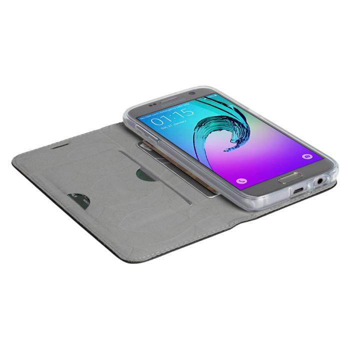 UTGATT5 - Krusell Malm 4 Pocket Wallet Samsung A3 (2017) Black