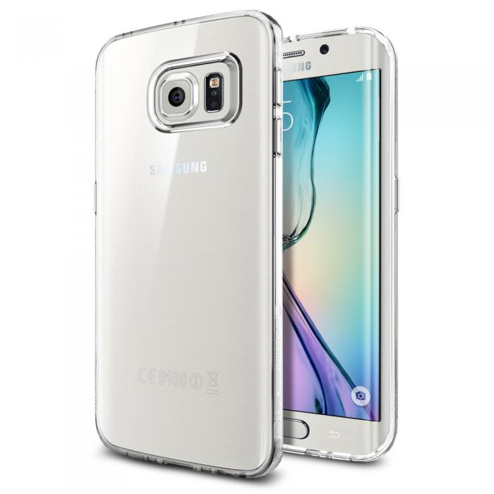 UTGATT5 - SPIGEN Hybrid Crystal Skal till Samsung Galaxy S6 Edge - Clear