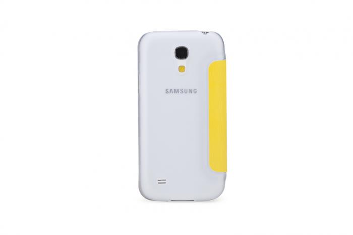 UTGATT5 - Rock Elegant Flip vska till Samsung Galaxy S4 Mini i9190 (Gul)