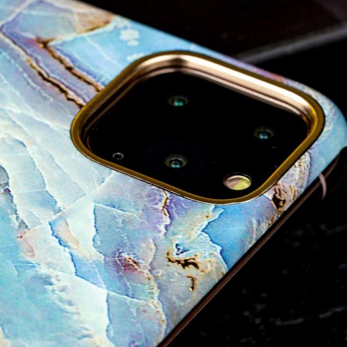 UTGATT4 - Kingxbar Marble Series skal dekorerad marble iPhone 11 Pro Grn