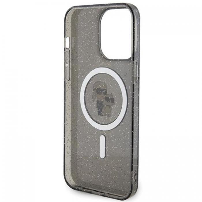 KARL LAGERFELD - KARL LAGERFELD iPhone 11/XR Mobilskal Magsafe Glitter - Svart