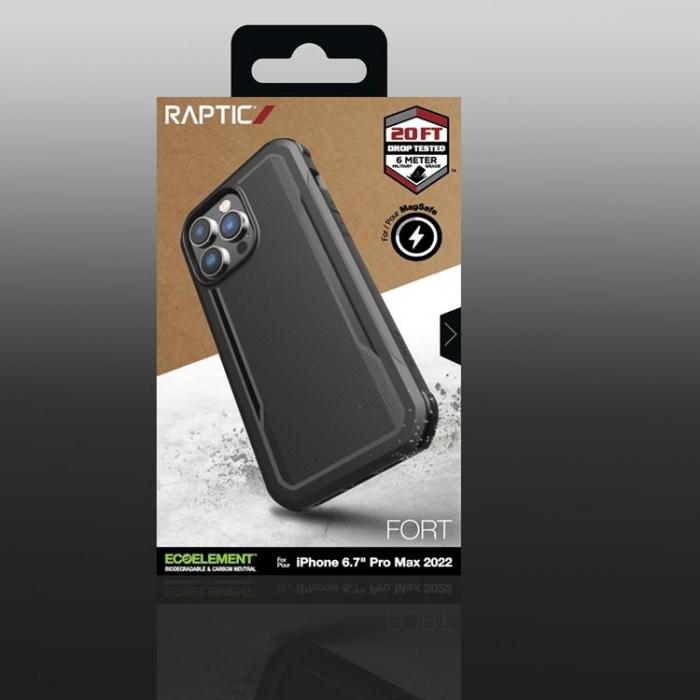 Raptic - Raptic iPhone 14 Pro Max Skal Magsafe Fort Armored - Svart