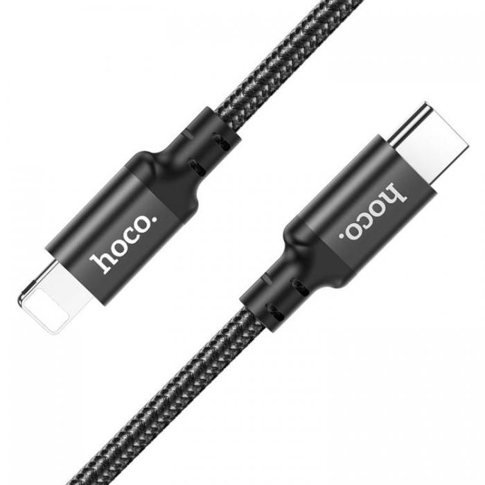 Hoco - Hoco Typ-C Till Lightning Kabel 3m - Svart