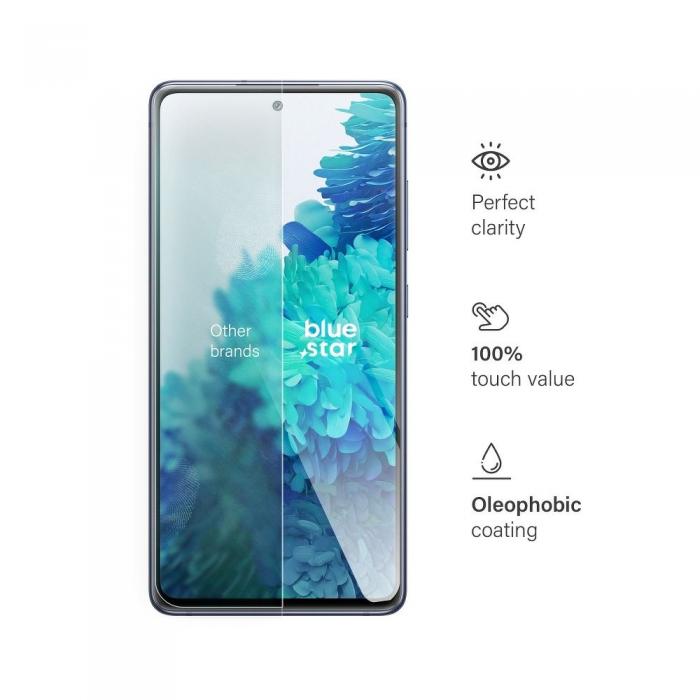 Blue Star - Blue Star Samsung Galaxy S20 FE Hrdat Glas Skrmskydd