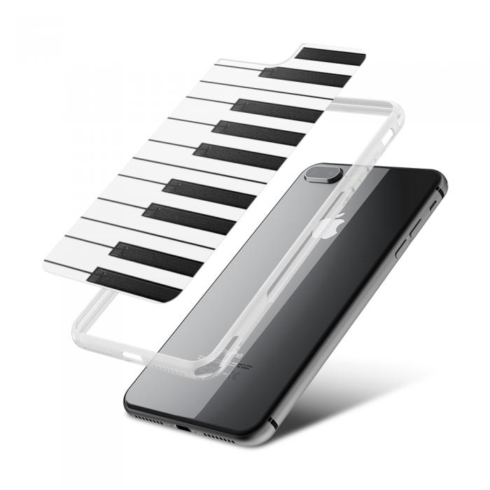 UTGATT5 - Fashion mobilskal till Apple iPhone 8 Plus - Piano