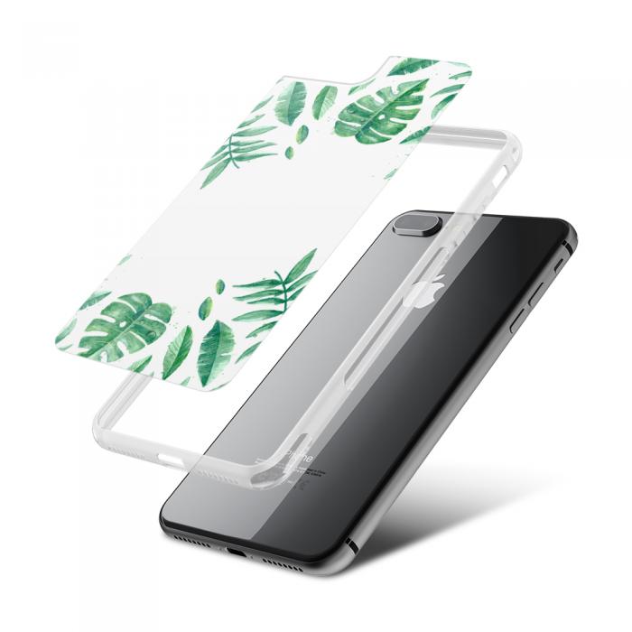 UTGATT5 - Fashion mobilskal till Apple iPhone 8 Plus - Green jungle