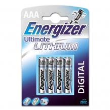 Energizer&#8233;ENERGIZER Batteri AAA/LR03 Ultimate Lithium 4-pack&#8233;