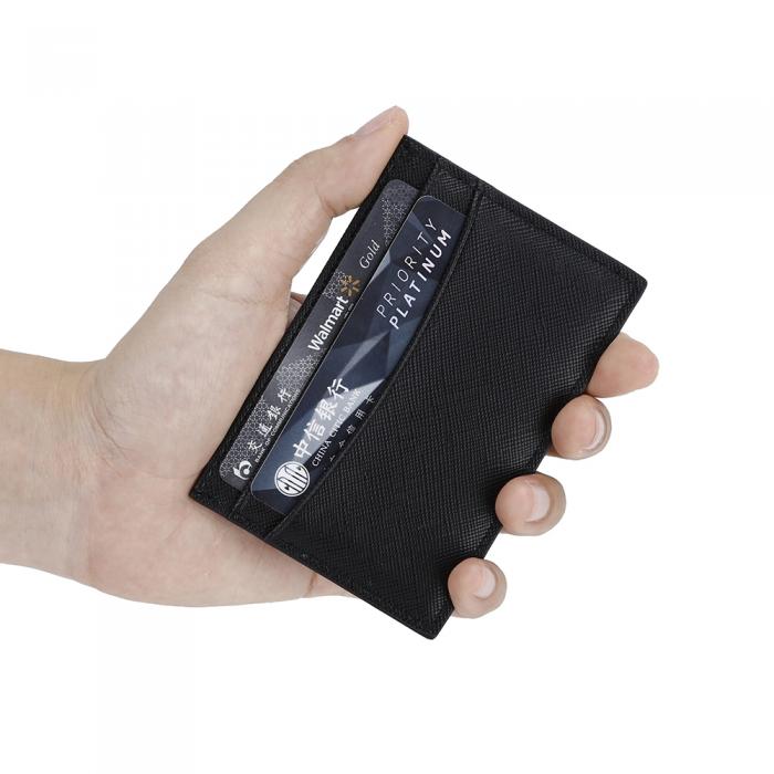 UTGATT5 - Personlig kreditkortshllare - Saffiano Svart