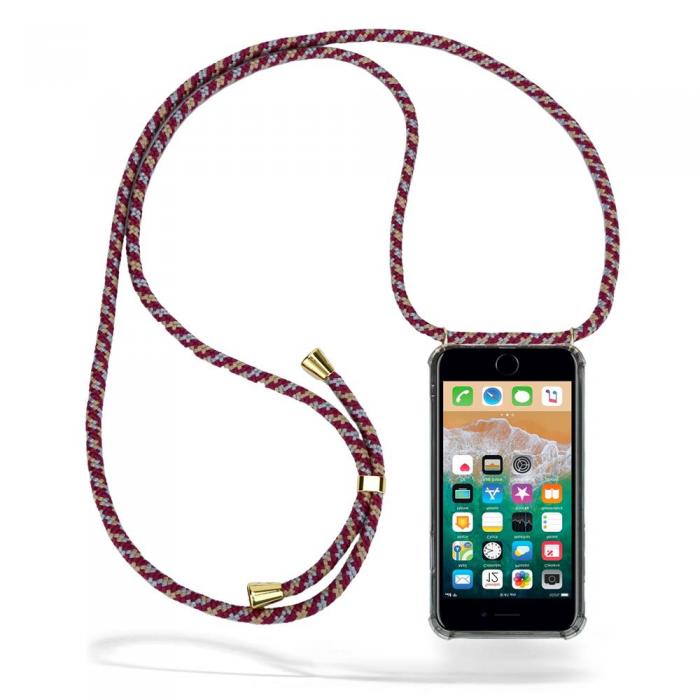 UTGATT1 - Boom iPhone 7/8/SE 2020/SE 2022 skal med mobilhalsband- Red Camo Cord