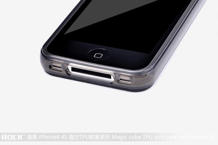 ROCK - Rock Flexicase skydd till Apple iPhone 4 och 4S (Black)