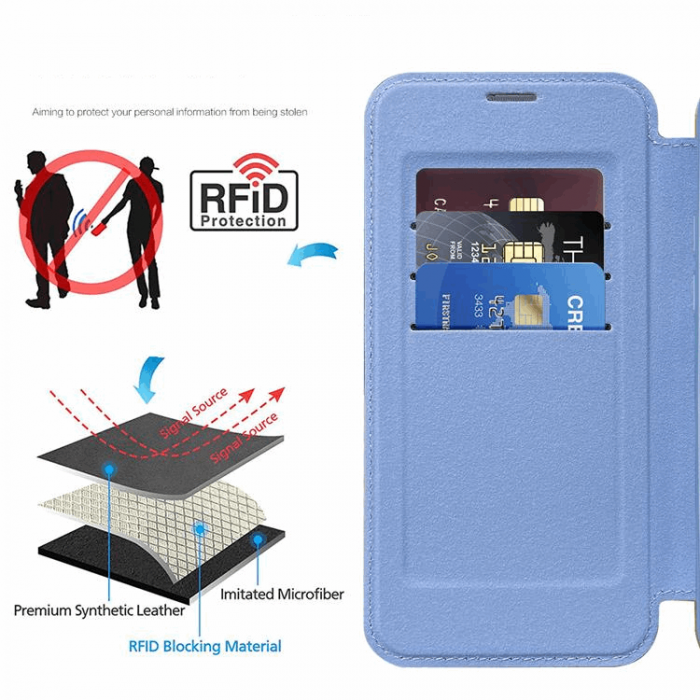 A-One Brand - iPhone 11 Pro Max Magsafe Plnboksfodral RFID Flip - Grn