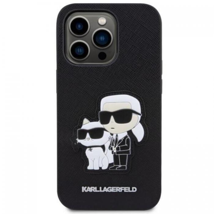 KARL LAGERFELD - Karl Lagerfeld iPhone 14 Pro Max Mobilskal Saffiano Karl & Choupette