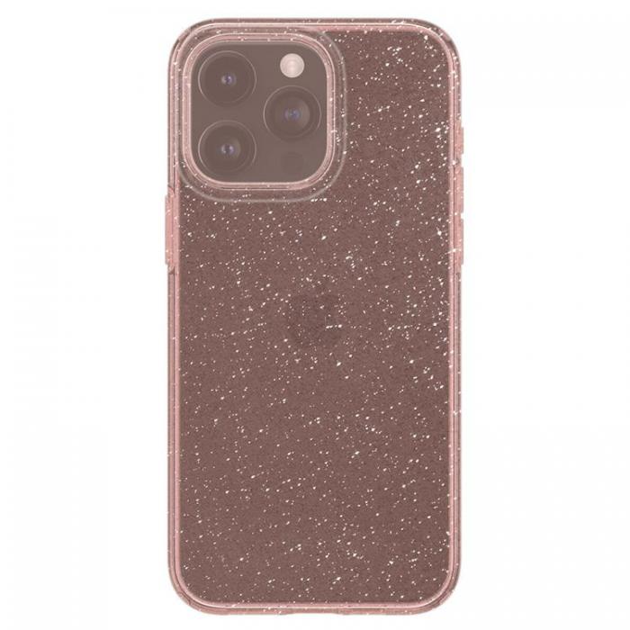 Spigen - Spigen iPhone 15 Pro Mobilskal Liquid Crystal - Rosa