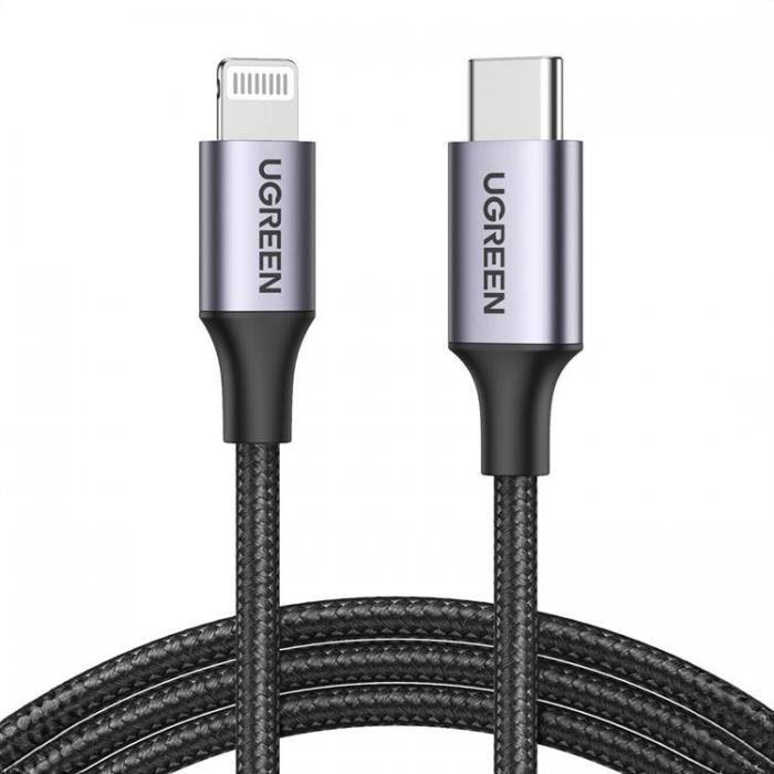 Ugreen - Ugreen Lightning - USB-C 2.0 US304 MFi Kabel 2m - Gr