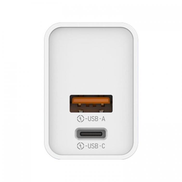 UTGATT5 - Proda Snabbladdare USB & USB-C, PD, 3A, 20W