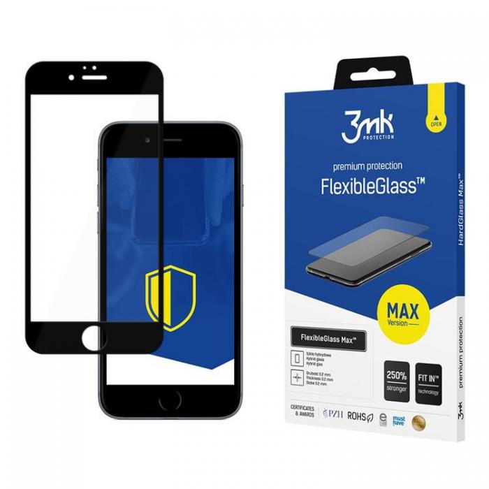 UTGATT5 - 3MK FlexibleGlass Hrdat Glas iPhone 6 / 6s - Svart