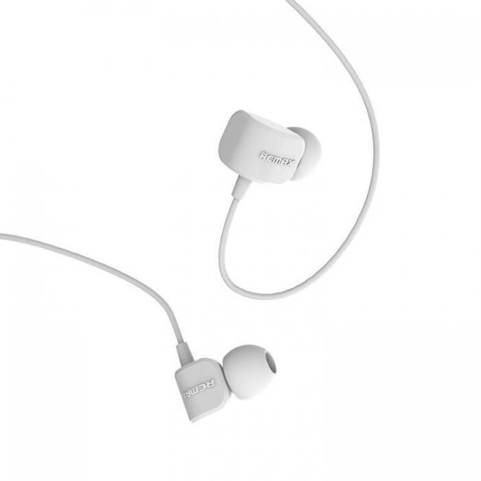 UTGATT5 - Remax In-Ear Hrlurar Med Mikrofon - Vit
