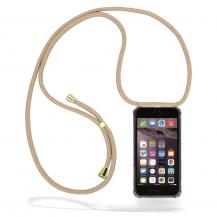 CoveredGear-Necklace - Boom iPhone 6 Plus skal med mobilhalsband- Beige Cord