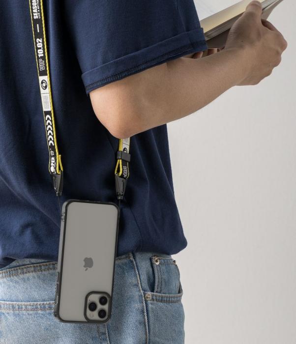 UTGATT5 - RINGKE Fusion Mobilskal iPhone 12 & 12 Pro - Smoke Black