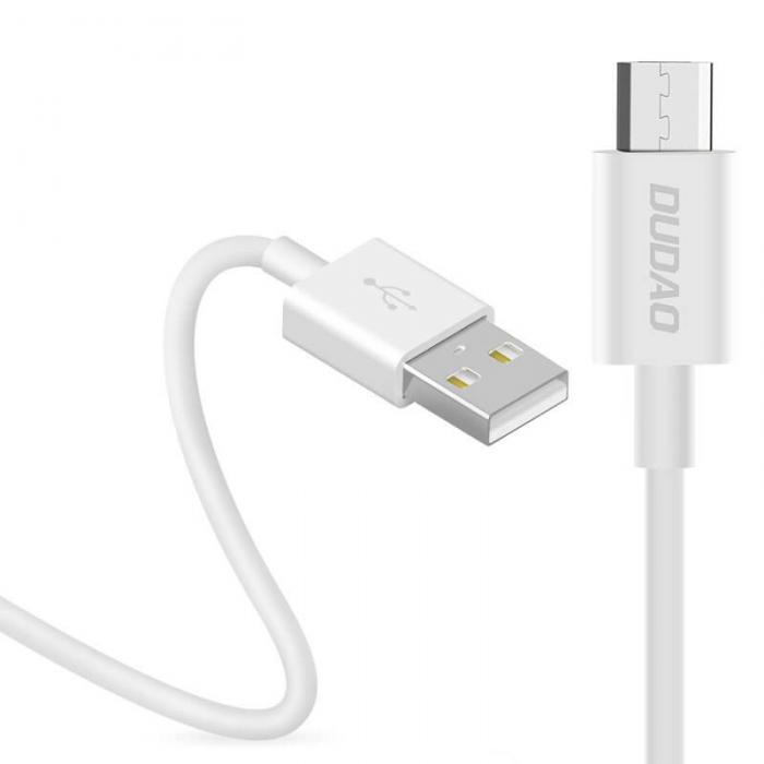 UTGATT5 - Dudao USB/micro USB laddnings Kabel 3A 1m L1M Vit