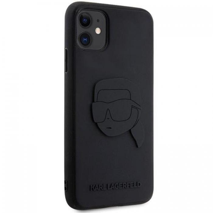 KARL LAGERFELD - Karl Lagerfeld iPhone 11/XR Mobilskal Rubber Karl Head 3D