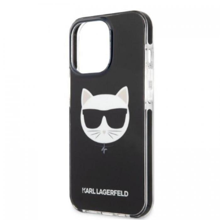 KARL LAGERFELD - Karl Lagerfeld iPhone 13 Pro Skal Choupette Head - Svart
