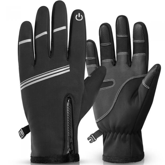 A-One Brand - Jianyi Vattenavvisande touchvantar / handskar - Large - Svart