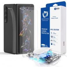 Whitestone - Whitestone 2-Pack Galaxy Z Fold 4 Härdat Glas Skärmskydd Dome