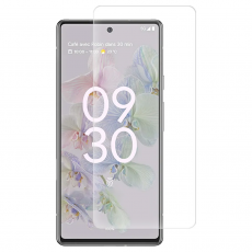 Taltech - Google Pixel 6A Härdat Glas Skärmskydd - Transparent