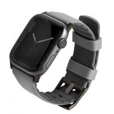 UNIQ - Uniq Apple Watch 4/5/6/7/8/SE/SE2 (38/40/41mm) Armband Silicon - Chalk Grå