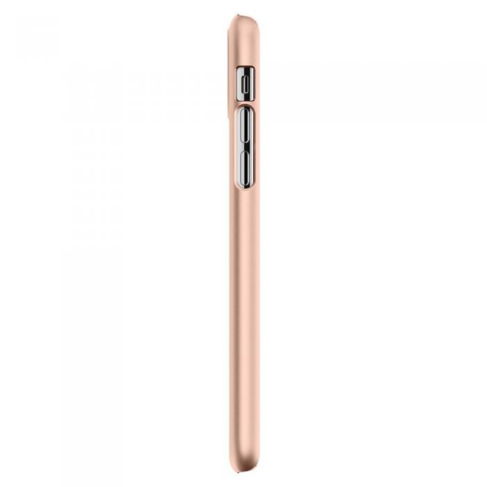 UTGATT4 - Spigen Thin Fit Skal till iPhone XS / X - Blush Gold