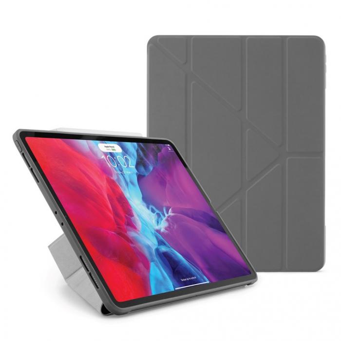 UTGATT5 - Pipetto iPad Pro 12,9-tums (2020) TPU Origami-fodral - Mrkgr