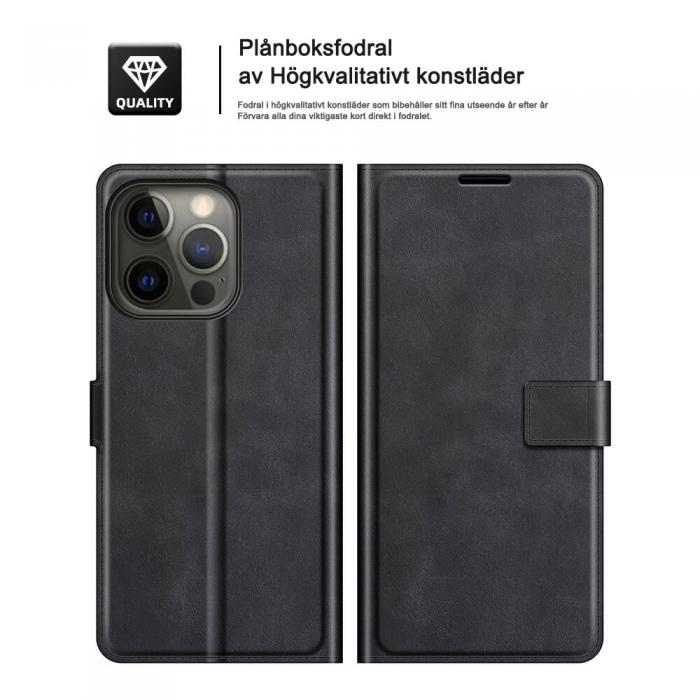 Boom of Sweden - BOOM iPhone 13 Pro Max Plnboksfodral RFID-Skyddat - Svart