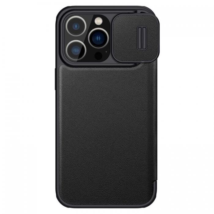 Nillkin - Nillkin iPhone 14 Pro Plnboksfodral Qin Pro - Svart